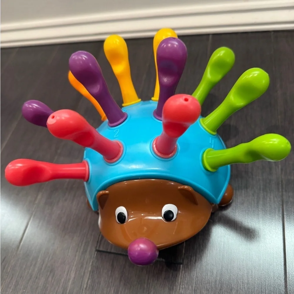 Learning Resources Fine Motor Hedgehog Learning Toy Colorful Spikes Baby Toddler
